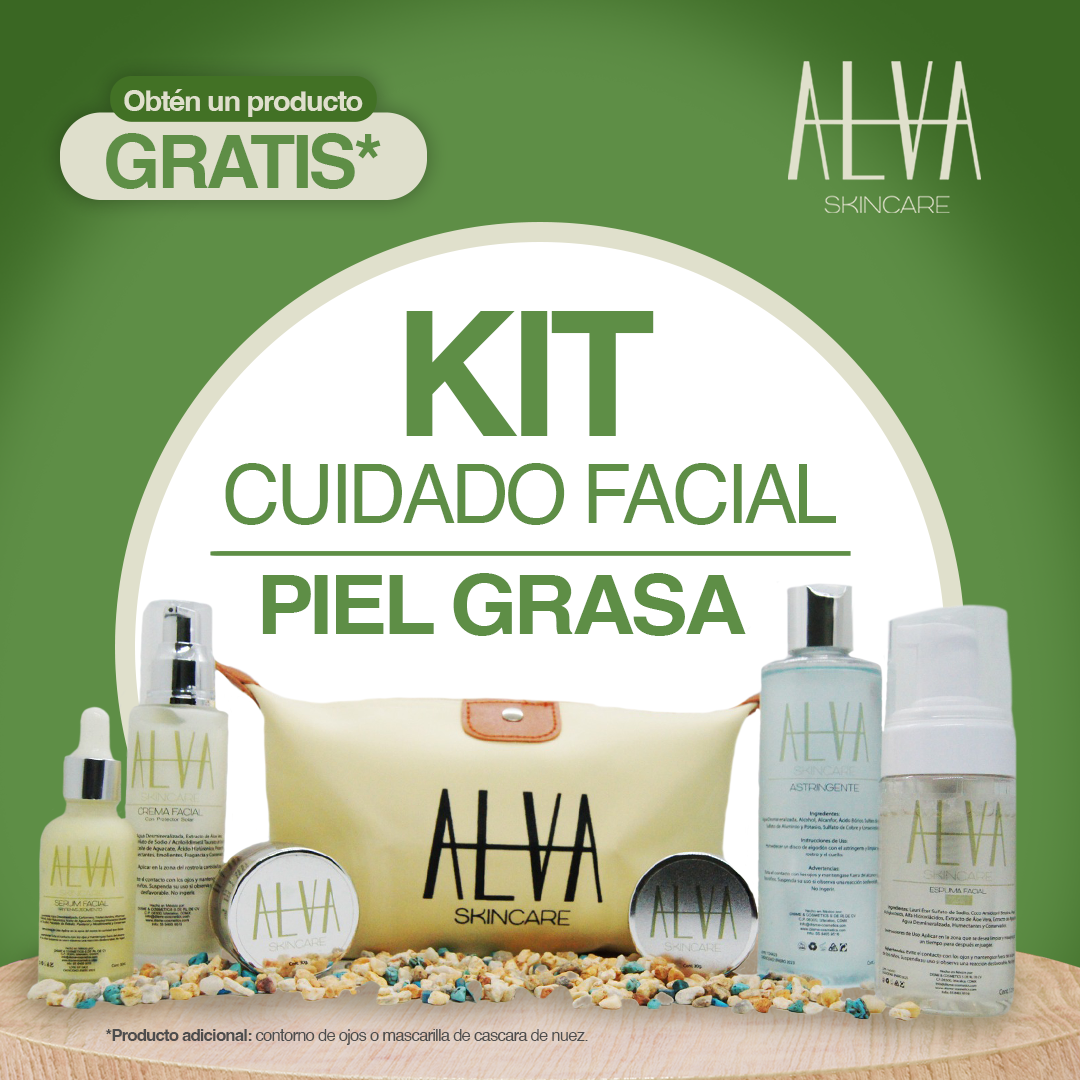 Kit Cuidado Facial Piel Grasa